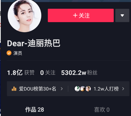 2021年抖音粉丝排行榜，	抖音粉丝超过一亿的用户(图7)